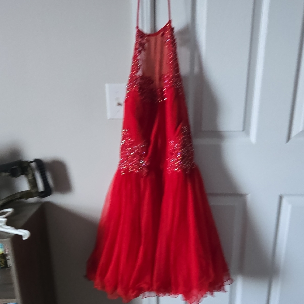 Blondie Nites Vibrant Red Dress